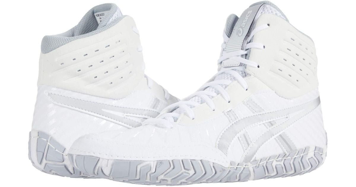 Asics Suede Aggressor 4 in White for Men Lyst