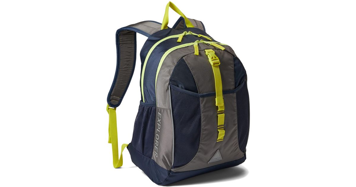 L.L. Bean Kids Bean's Explorer Backpack Colorblocked Iii in Blue Lyst
