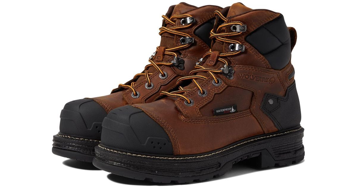 Wolverine Leather Hellcat Ultraspring Heavy Duty 6 Waterproof Composite