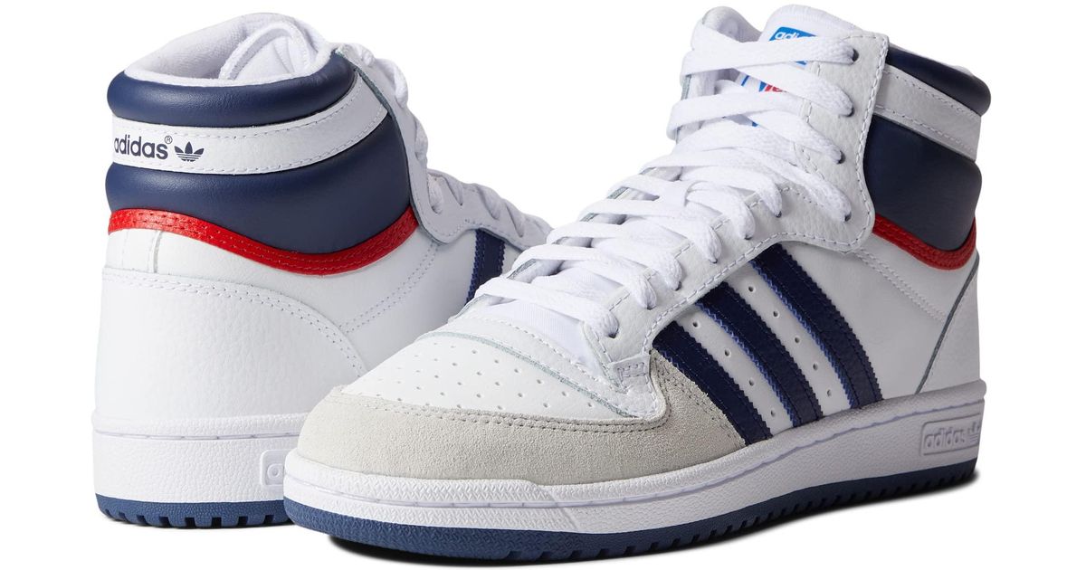 adidas Originals Leather Top Ten Rb in Blue for Men Lyst