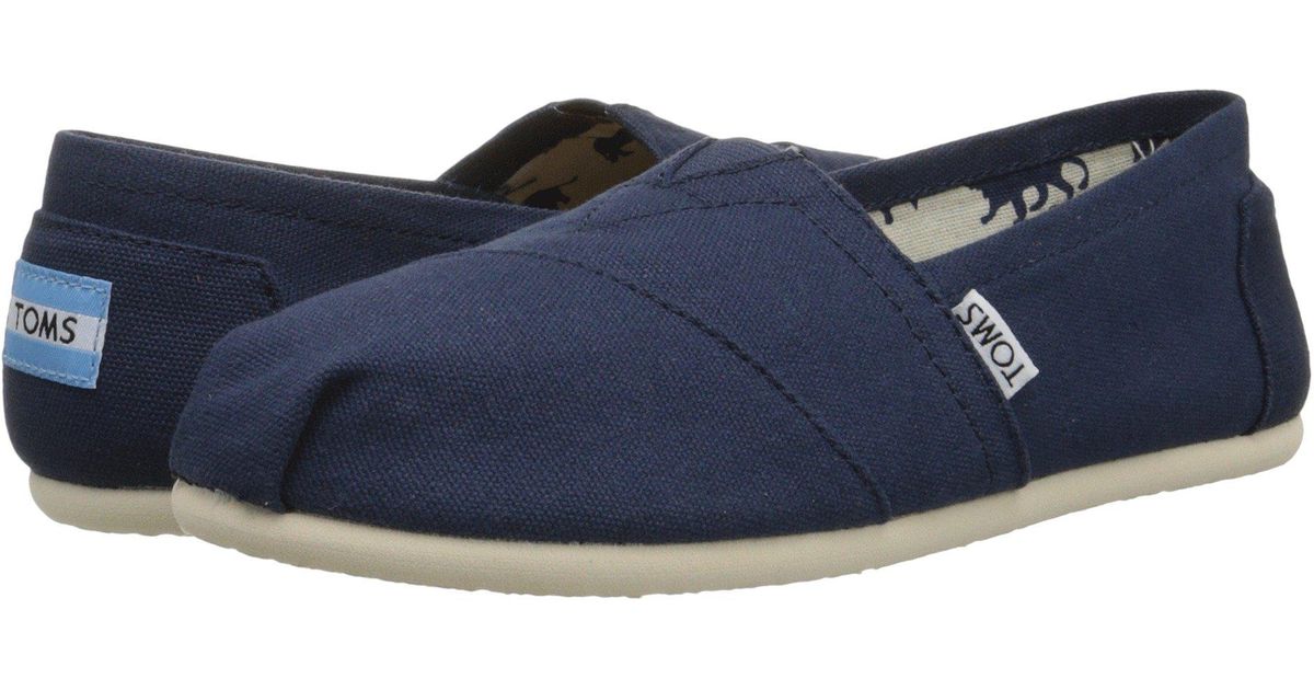 blue denim toms shoes