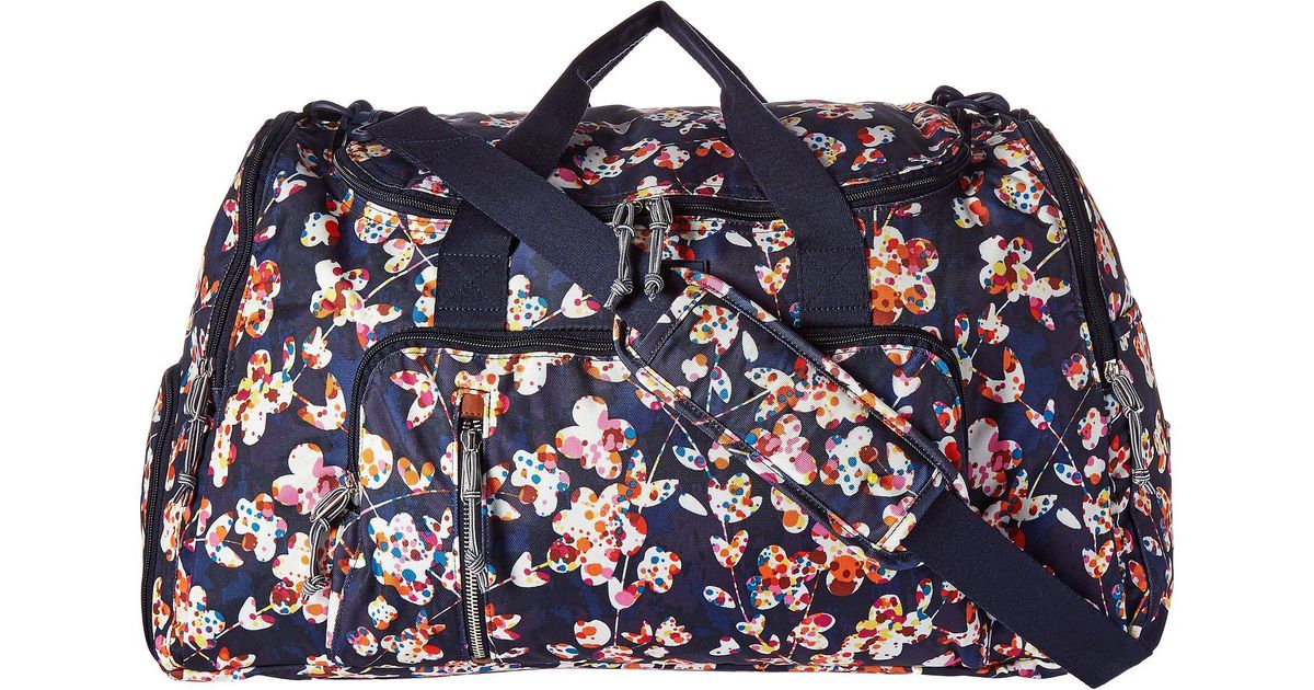 Lyst Vera Bradley Lighten Up Ultimate Gym Bag Cut Vines Bags In Blue