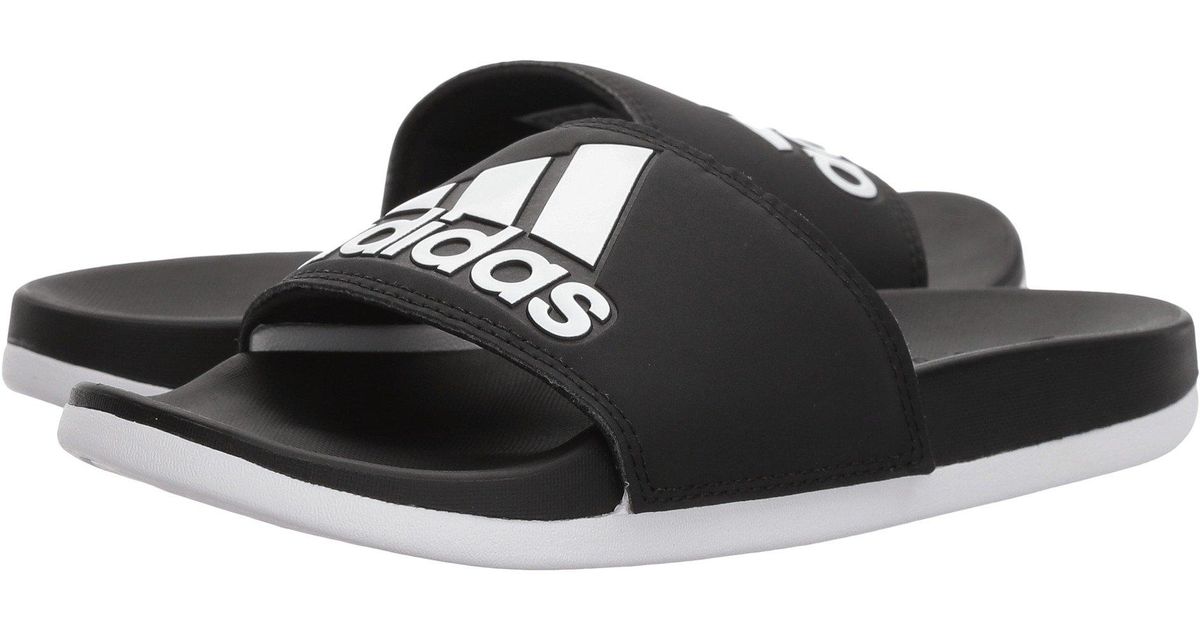 adidas Synthetic Adilette Comfort in Black - Lyst
