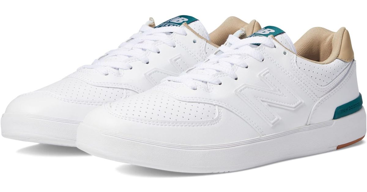 New Balance Numeric 574 Court in White Lyst New Balance Numeric 574 Court in White Lyst