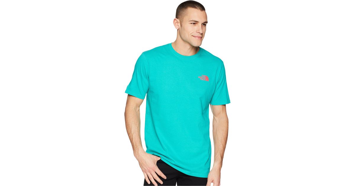 The North Face Cotton Short Sleeve Red Box Tee Shady Blue Tnf White Men S T Shirt For Men Lyst The North Face Cotton Short Sleeve Red Box Tee Shady Blue Tnf White Men S T Shirt For Men Lyst