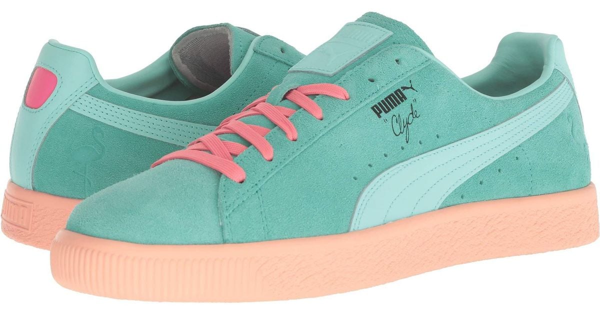 PUMA Leather S Clyde South Beach in 