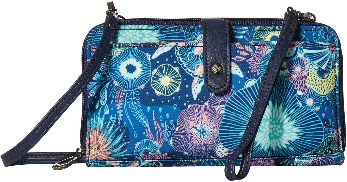 The Sak Artist Circle Large Smartphone Crossbody in Blue Lyst