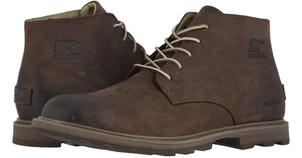 sorel madson chukka waterproof boot