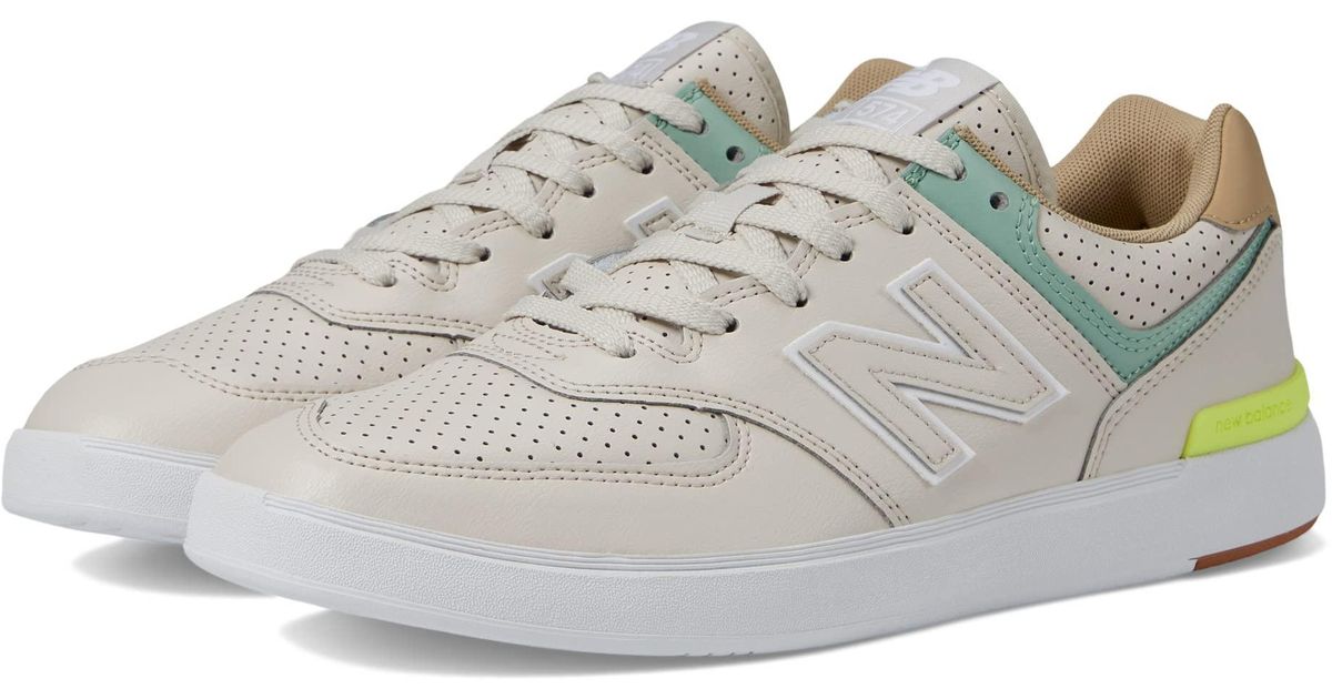 New Balance Numeric 574 Court in Gray Lyst New Balance Numeric 574 Court in Gray Lyst