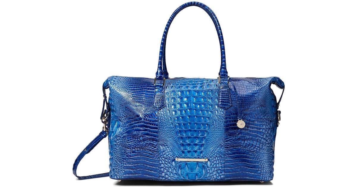 Brahmin Ombre Melbourne Duxbury Weekender Duffle Bag in Blue