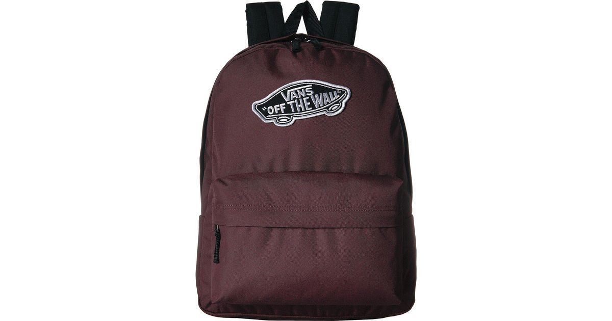 vans realm backpack catawba grape