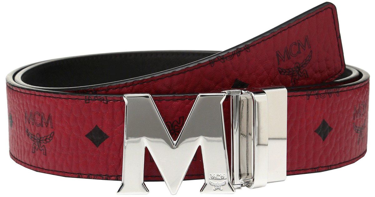 red mcm belt