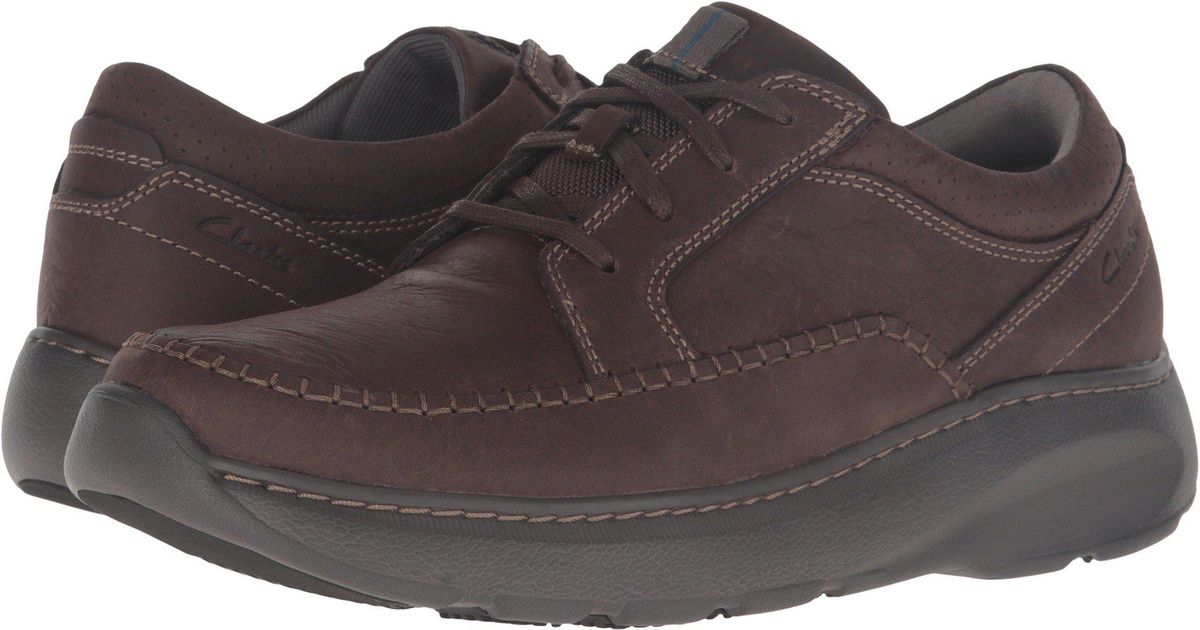 Clarks Leather Charton Vibe in Brown 