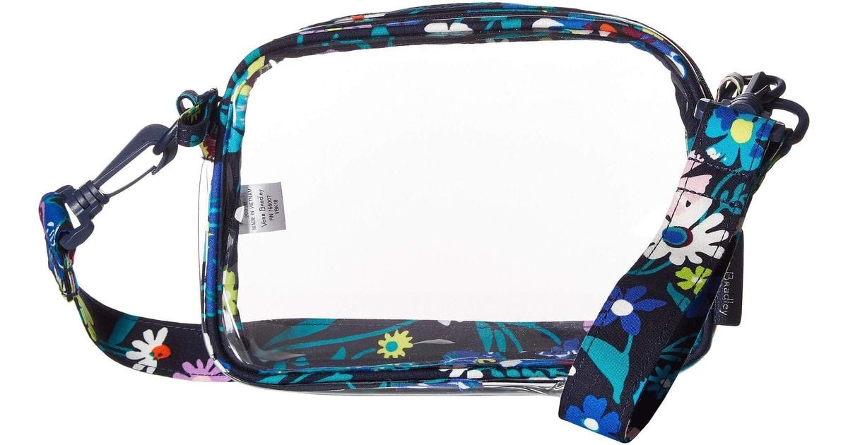 Vera Bradley Clearly Colorful Stadium Crossbody (moonlight Garden