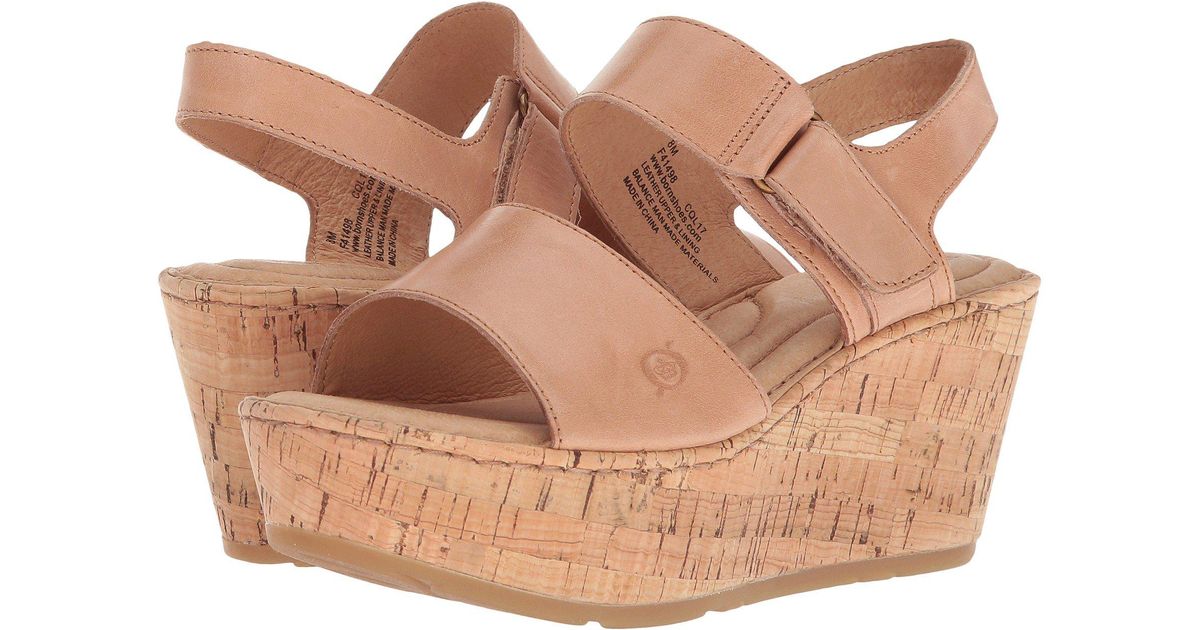 born mae platform wedge