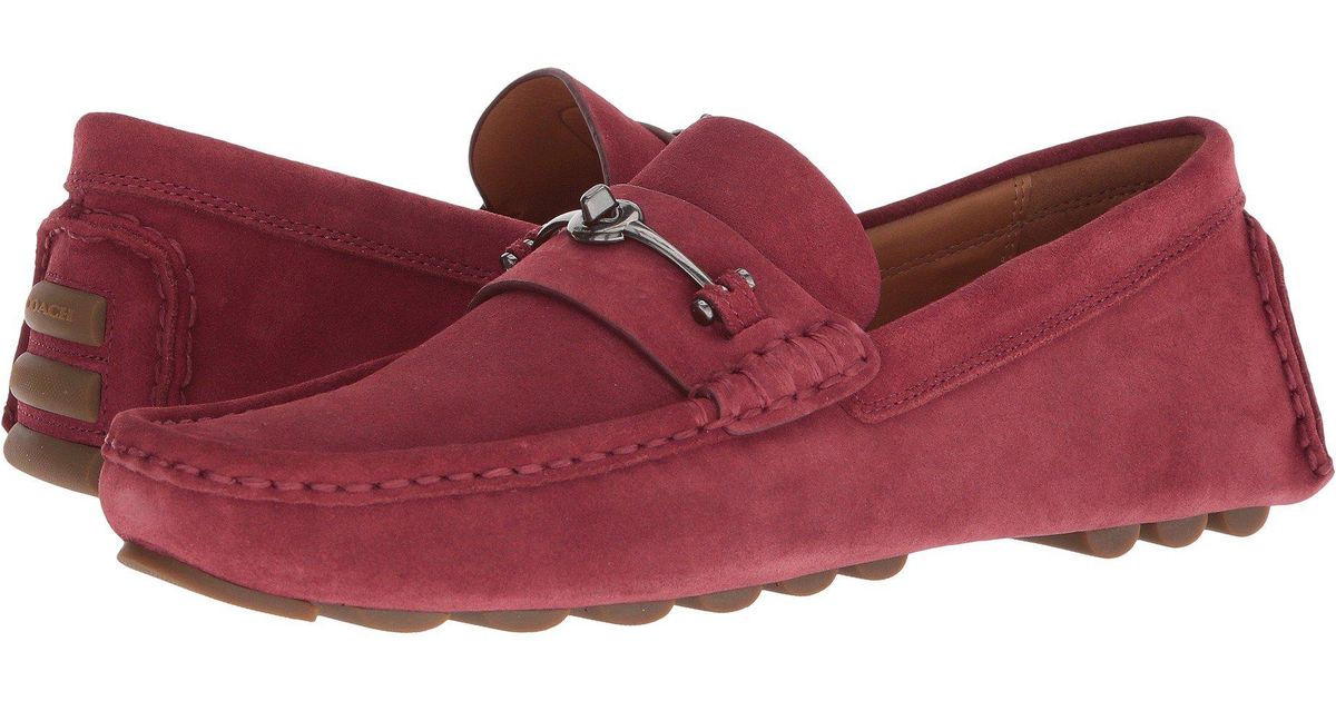 coach mens driving loafers