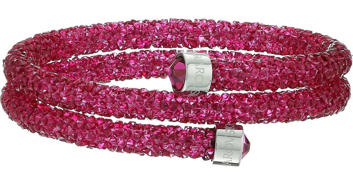 Swarovski Crystaldust Double Bangle Bracelet (pink) Bracelet Swarovski Crystaldust Double Bangle Bracelet (pink) Bracelet