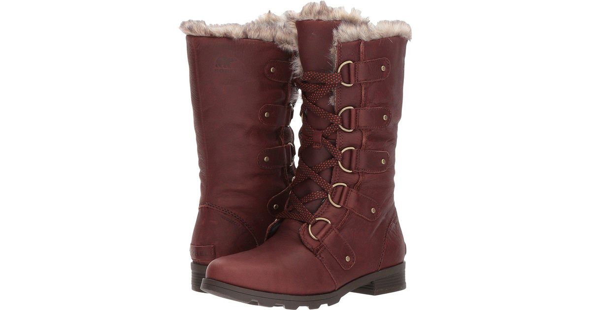 sorel emelie lace premium boot