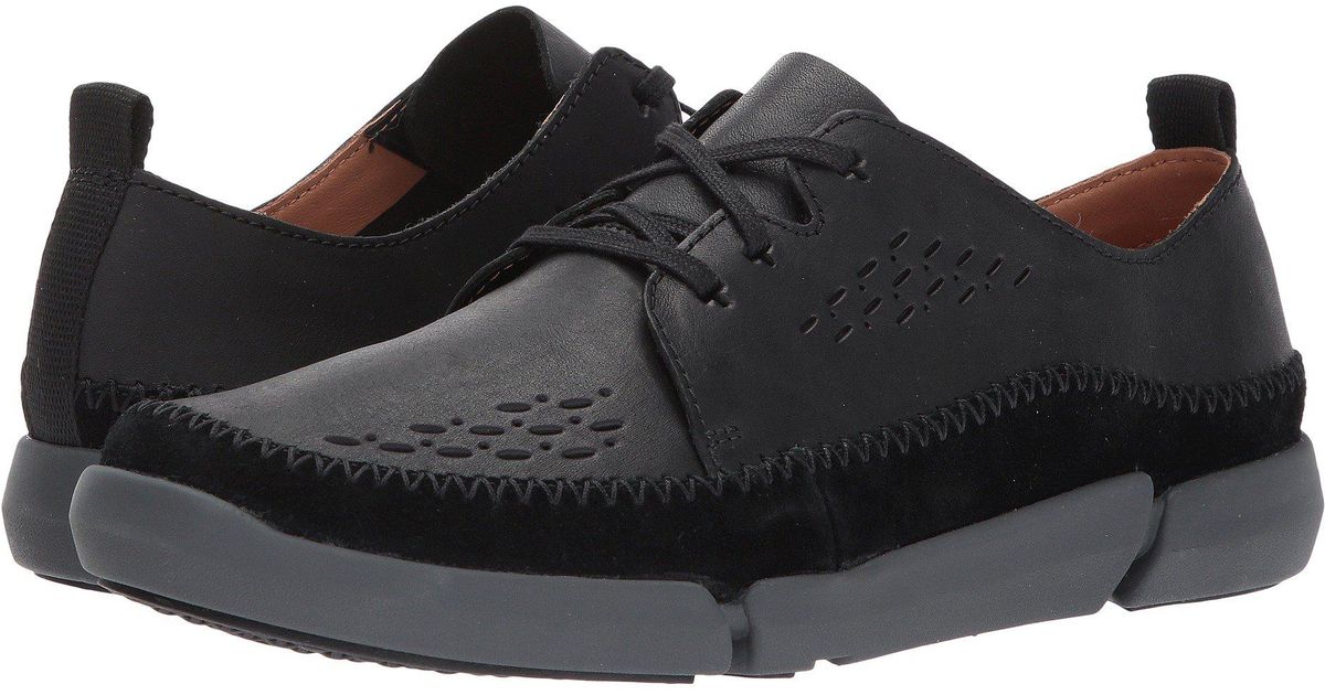Clarks Trifri Lace in Black Leather 