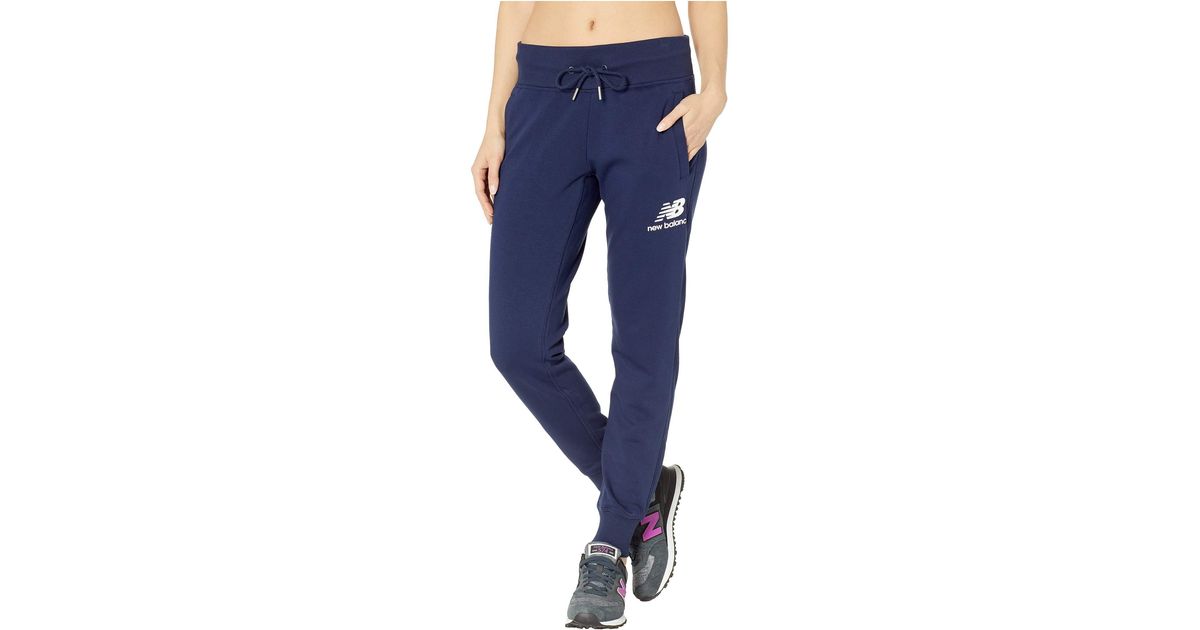 new balance essentials brushed sweatpants