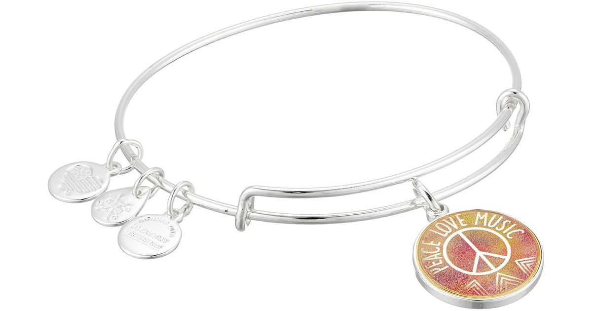 Alex And Ani Words Are Ful Seaside Peace Love Music Bangle Seaside Peace Love Music Bangle