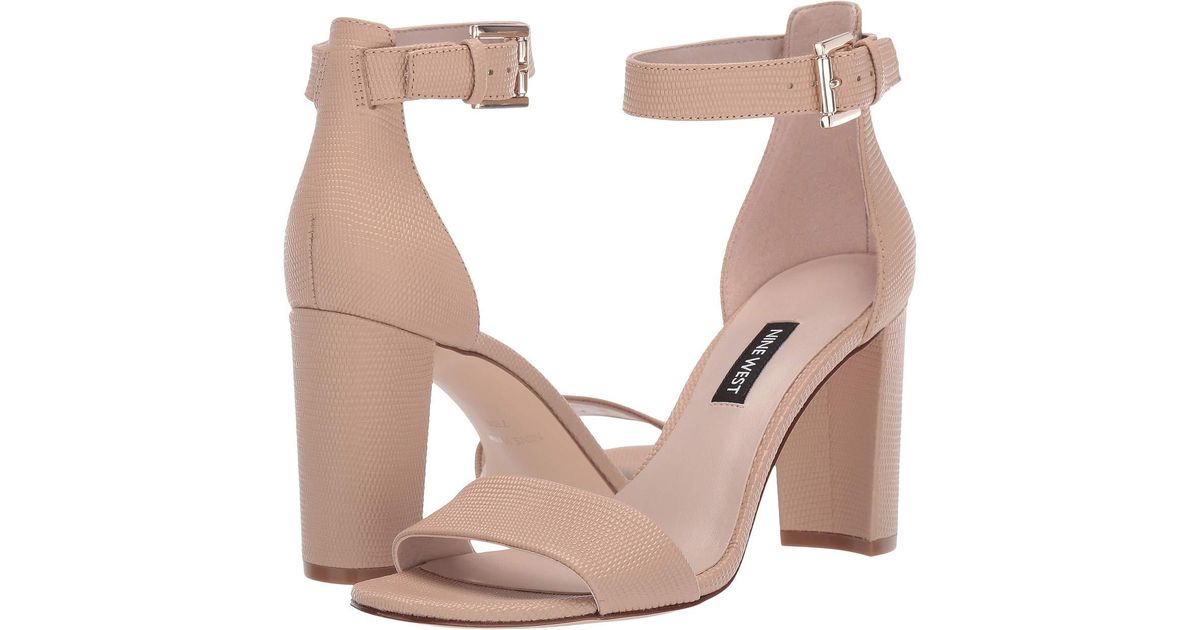 nine west nora block heel sandal