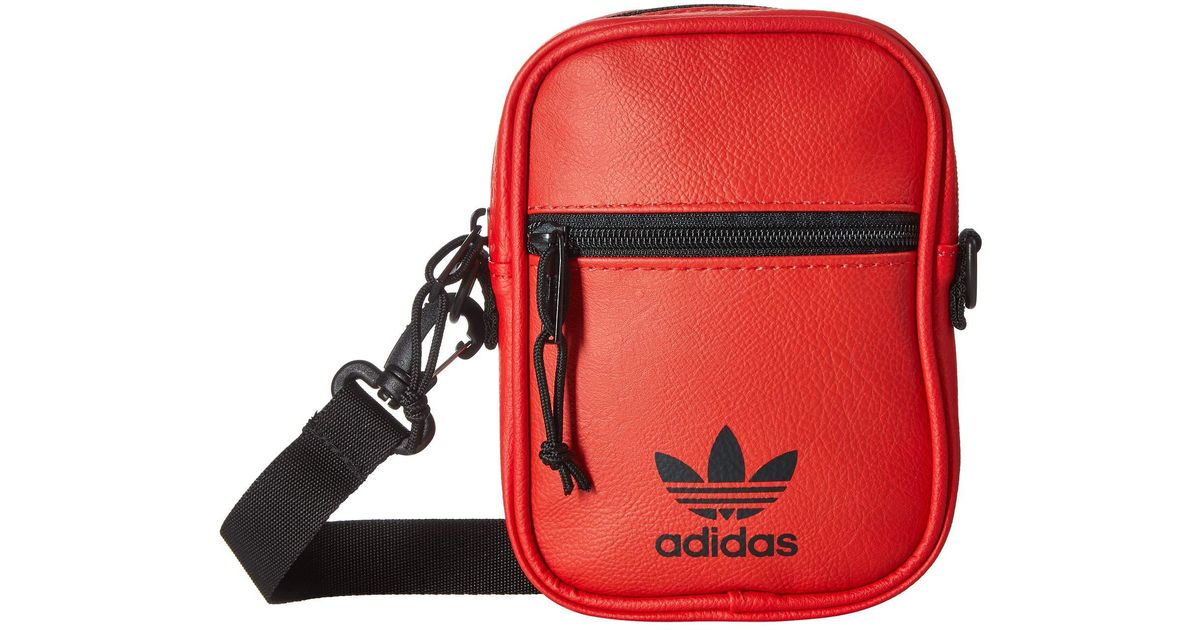 adidas crossbody bag red