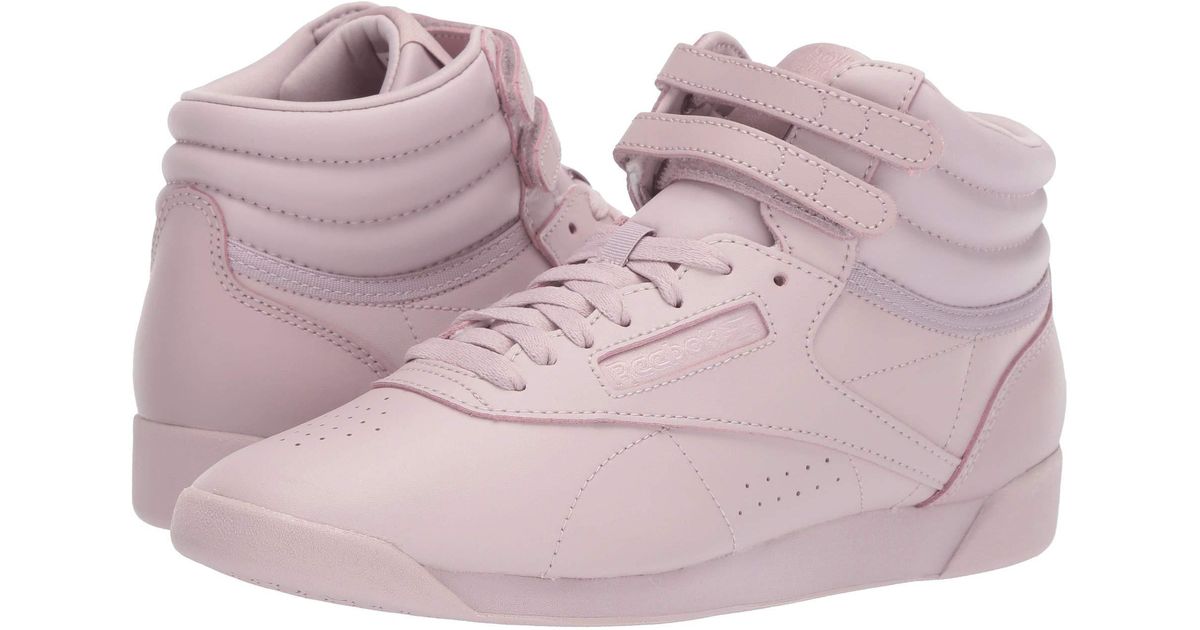 pink freestyle reebok