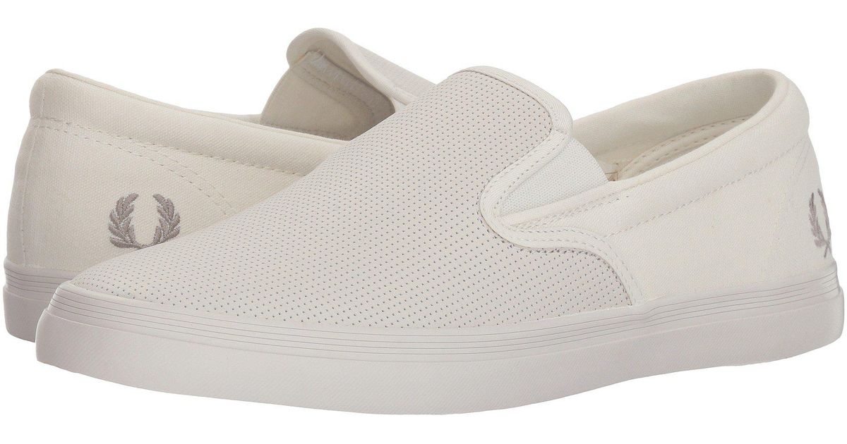 slip on fred perry shoes