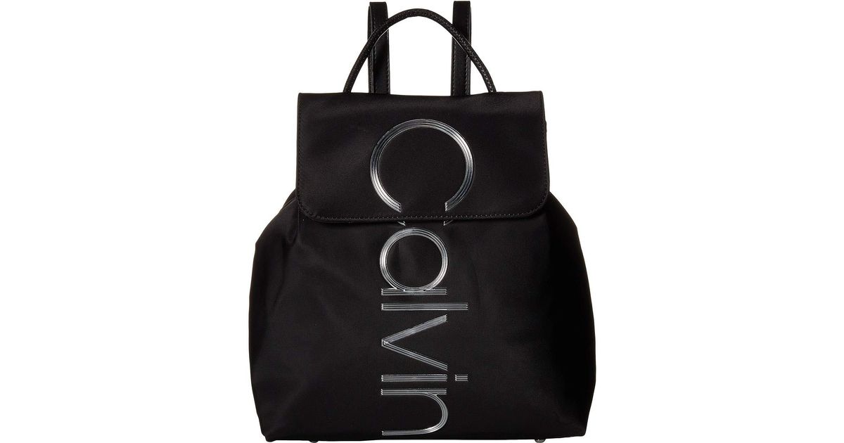 calvin klein navy backpack