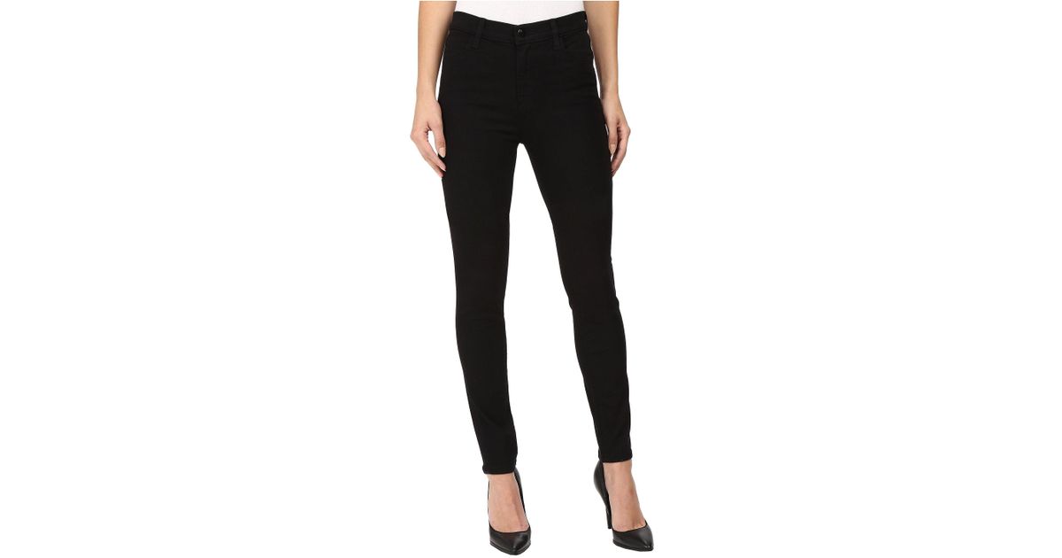 j brand maria high rise seriously black