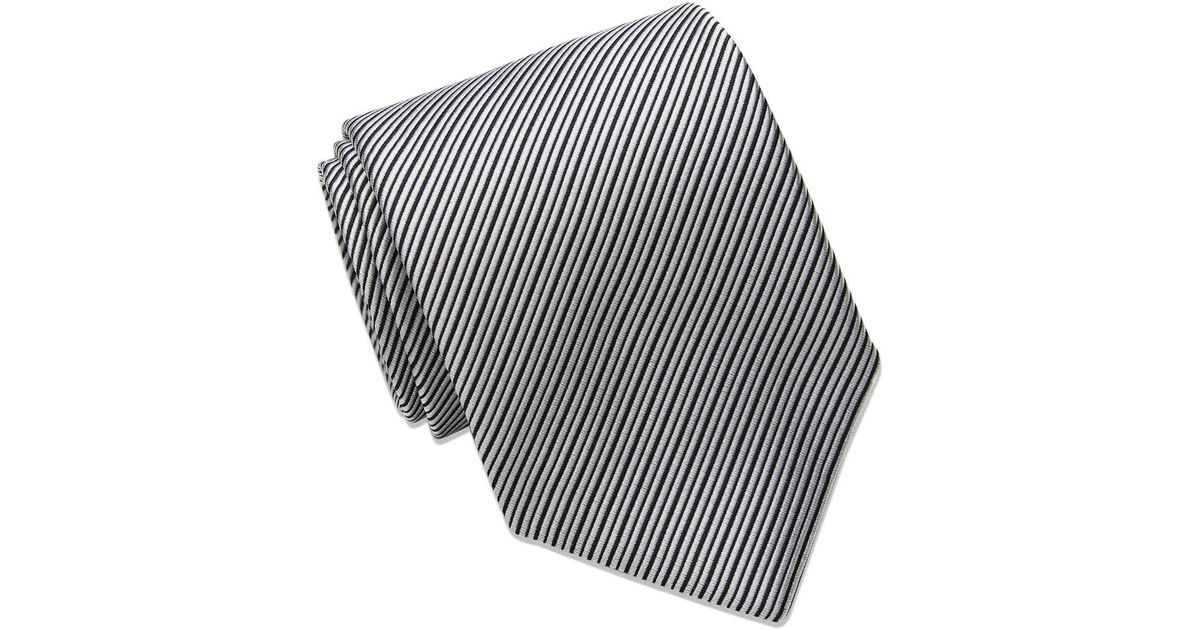 John G Hardy Mens Silk Necktie Solid Gray Silver Textured Weave Woven Tie Italy