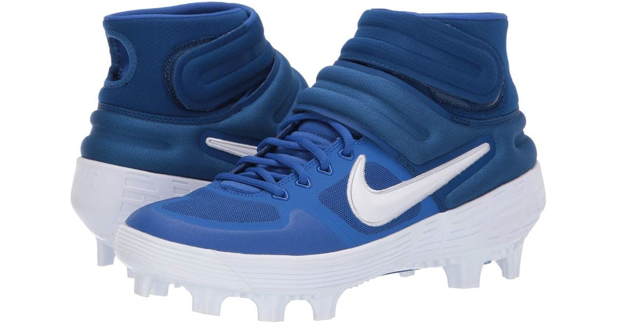 Nike Synthetic Alpha Huarache Elite 2 Mid Mcs in Blue for Men | Lyst