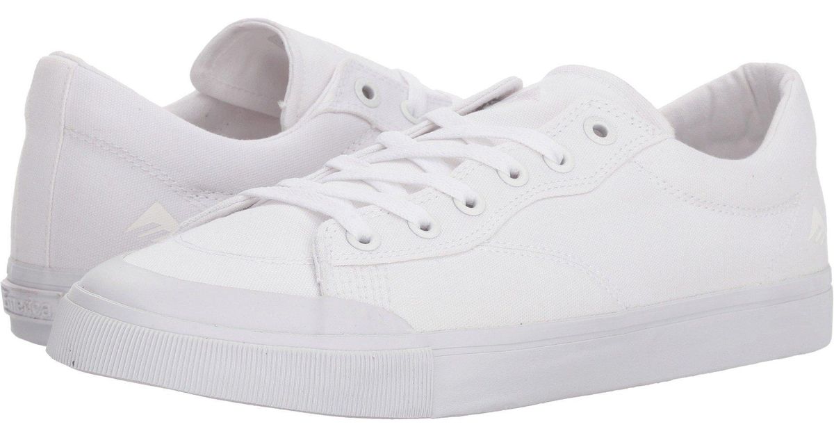 Emerica Canvas Indicator Low in White 