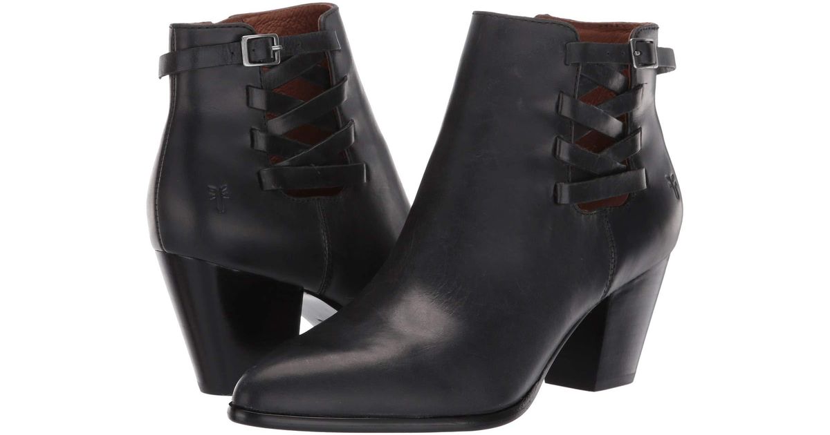 frye reed strappy bootie
