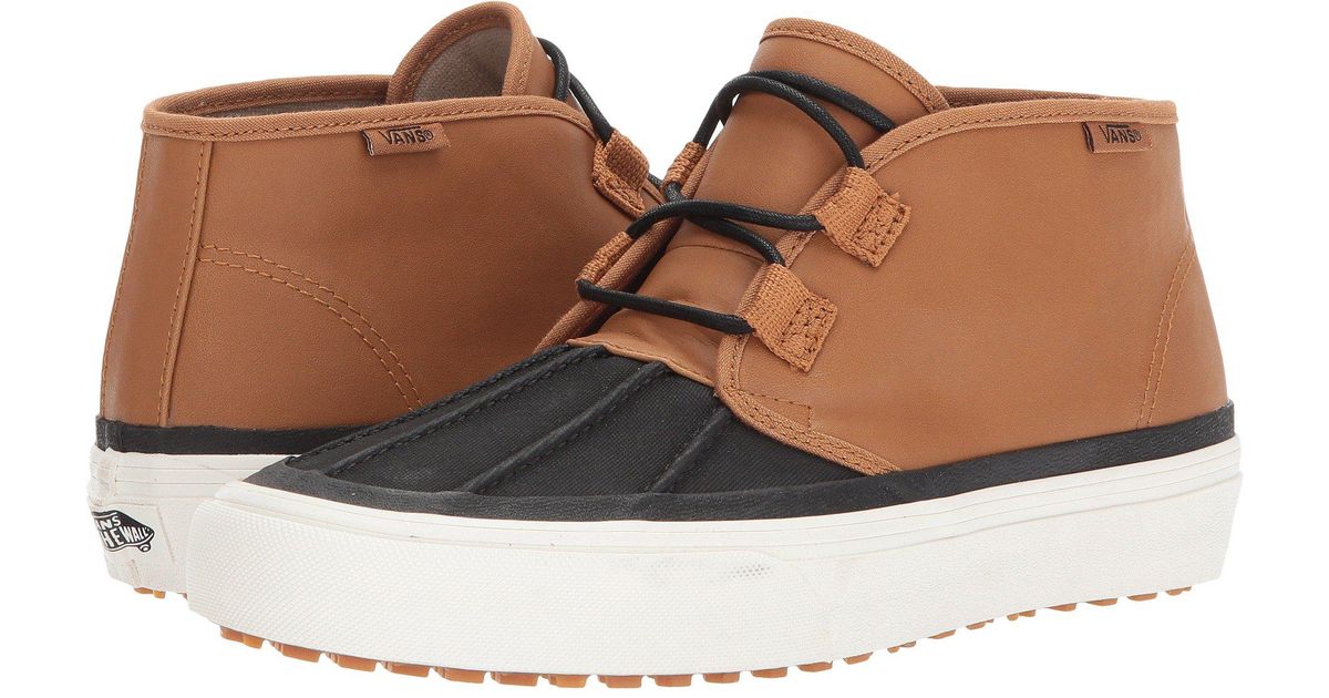 vans shoes black and brown