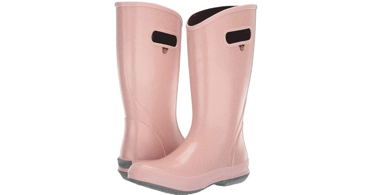 rose gold rain boots