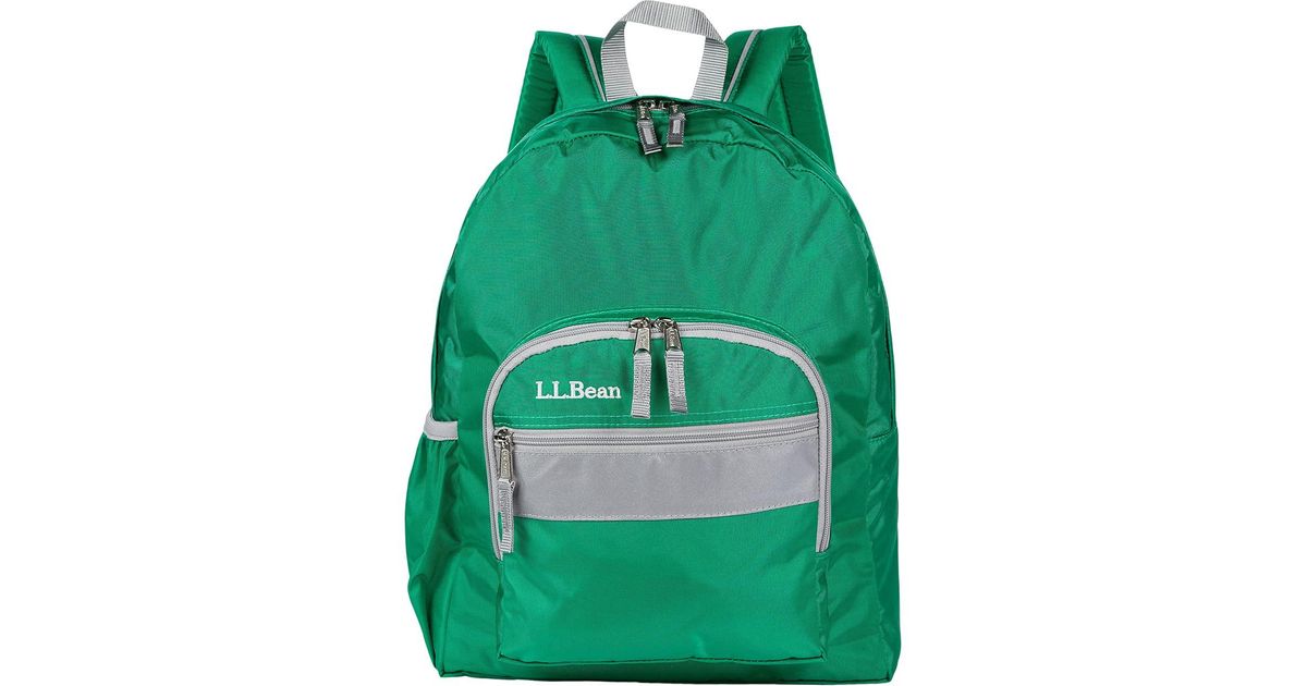 L.L. Bean Kids Junior Backpack in Green Lyst