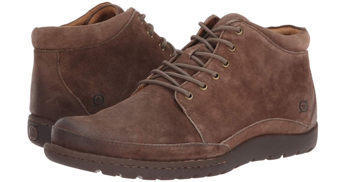 Born Suede Nigel Boot (brown/dark Brown Combo) Men's Lace-up Boots for ...
