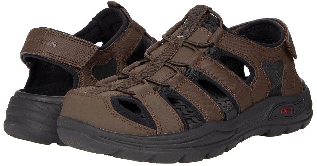 Skechers Synthetic Arch Fit - Motley in Brown for Men - Lyst