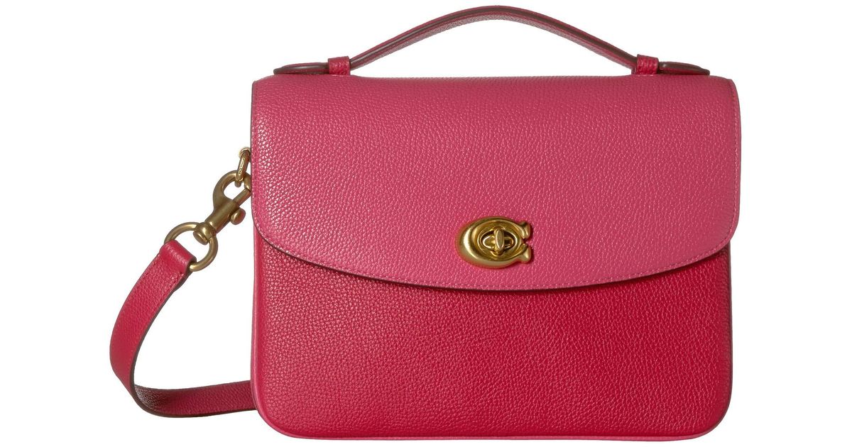 coach pink crossbody