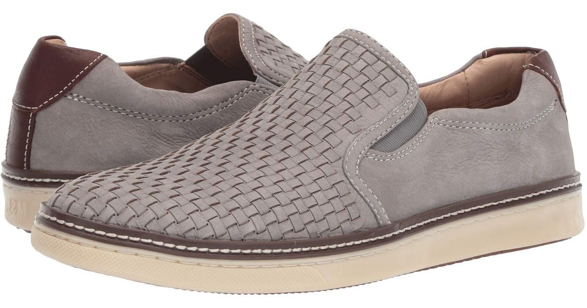 johnston and murphy mcguffey woven slip on