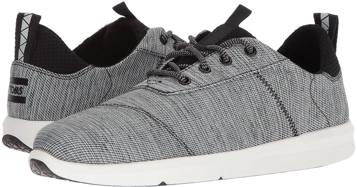 toms black terry women's cabrillo sneakers