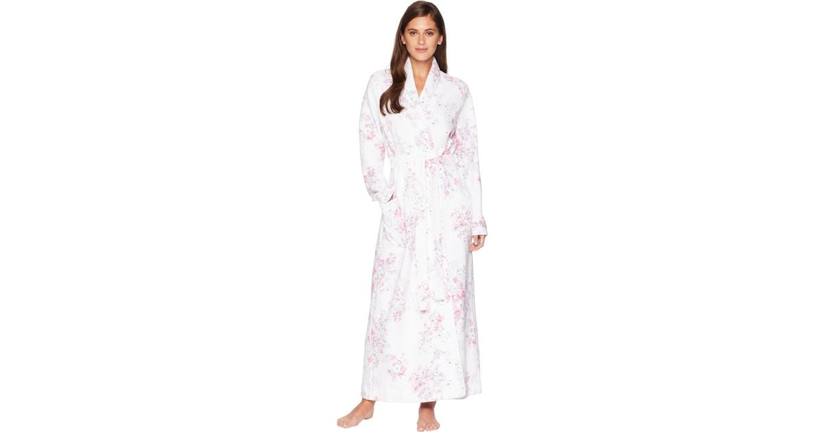 Carole Hochman Diamond Quilt Wrap Robe (floral) Women's Robe Lyst