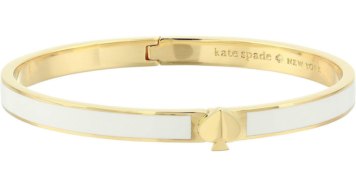 Kate spade white bangle best sale