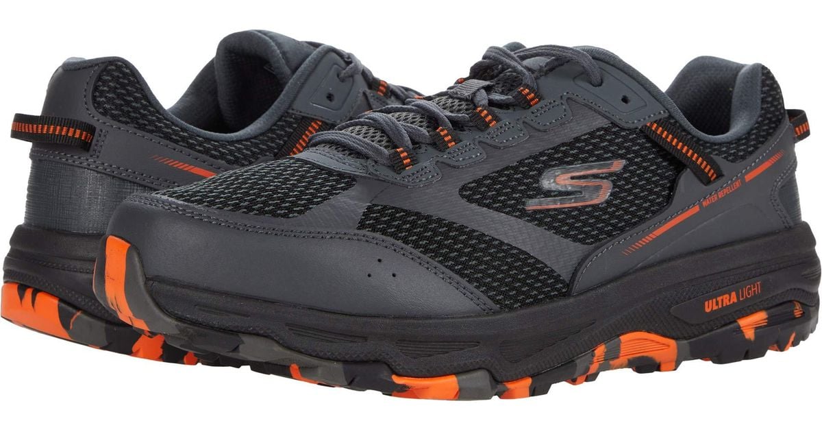 Skechers Leather Go Run Trail Altitude - Marble In Gray For Men - Lyst