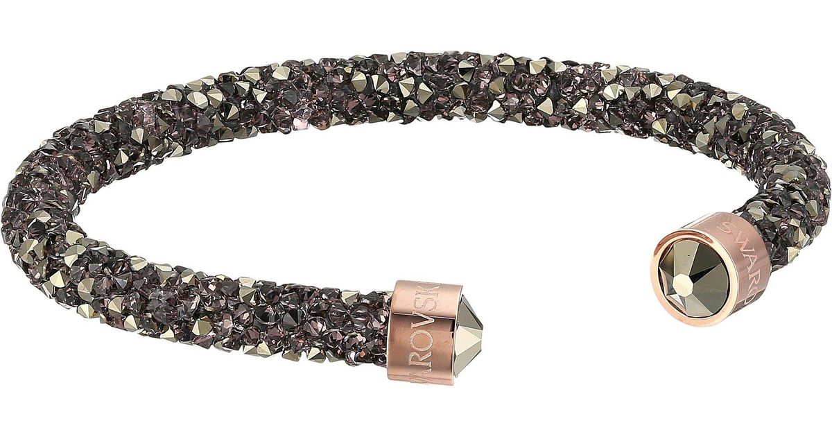 Swarovski Crystaldust Cuff Bracelet (brown) Bracelet | Lyst