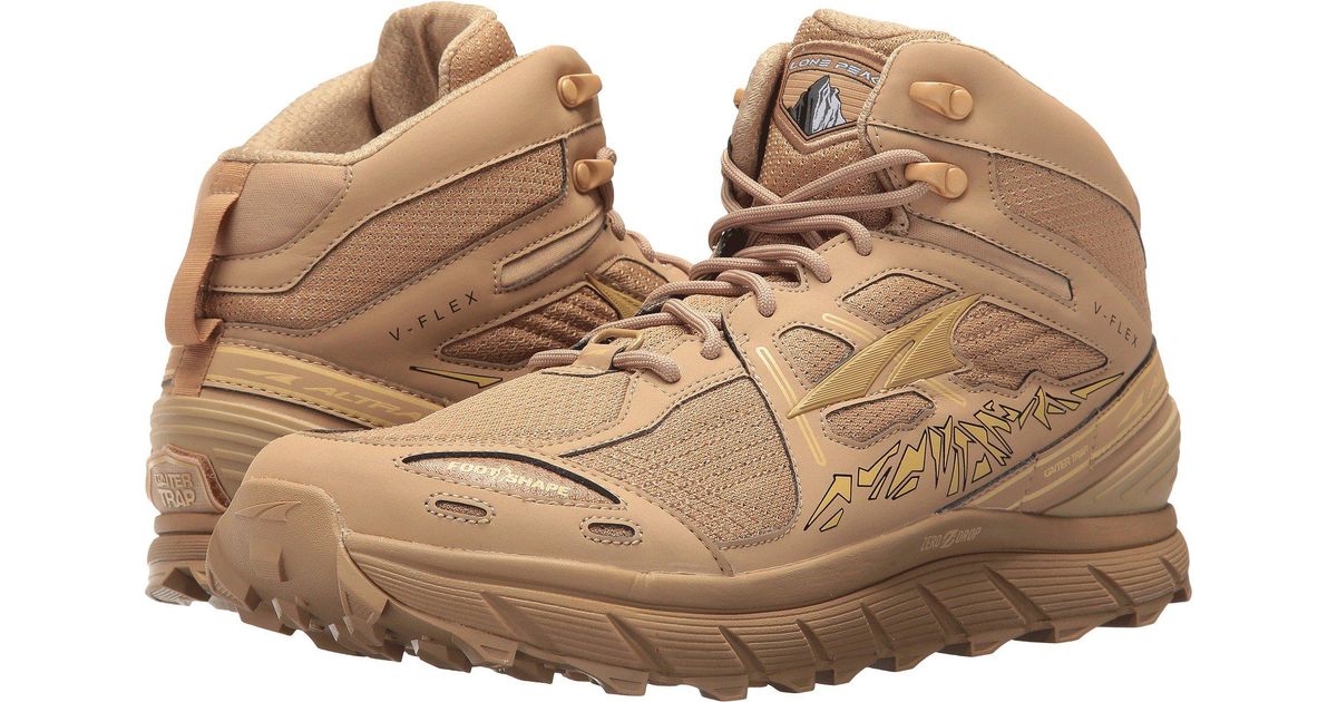 Altra Lone Peak 3.5 Mid Mesh (sand) Men's Running Shoes in Natural for Men  | Lyst