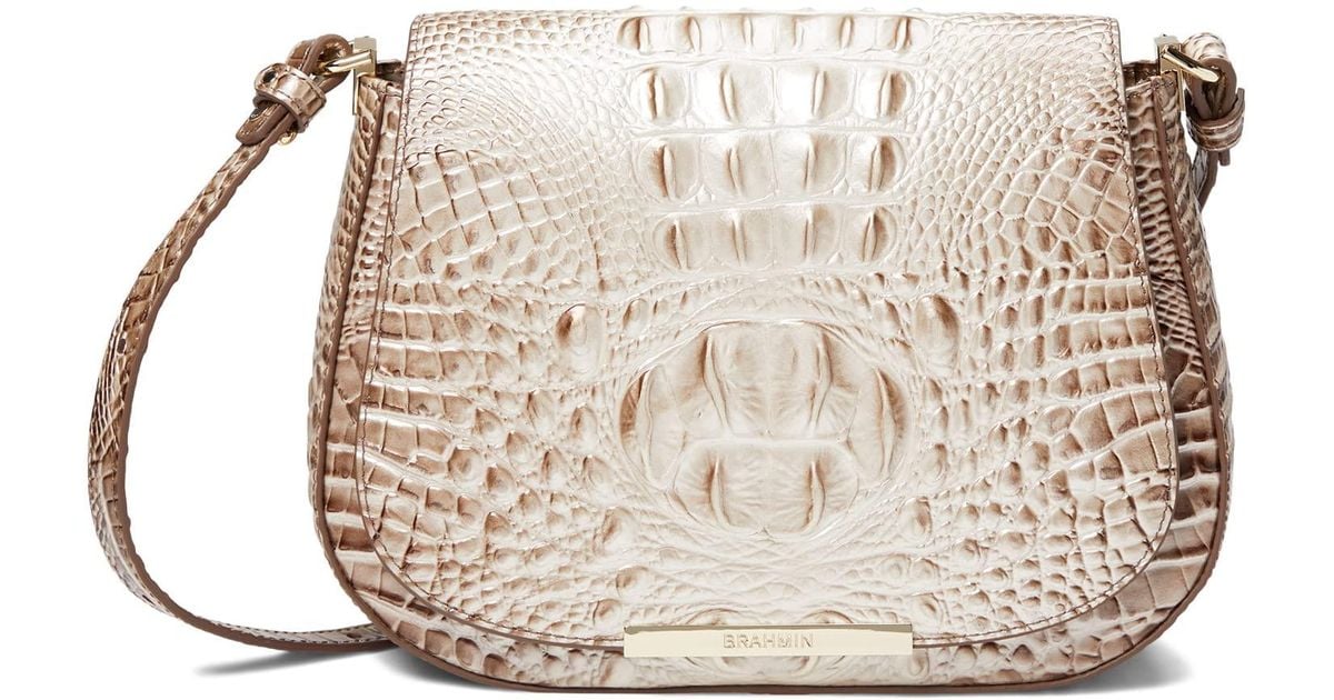 Brahmin Melbourne Small Nadine Crossbody in Natural Lyst