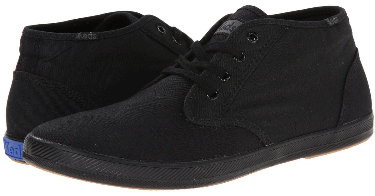 Keds Champion Chukka Canvas in Black for Men | Lyst